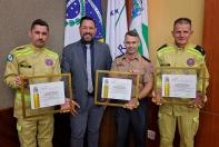 Homenagem Ferrandin, Lemmertz e Defendi