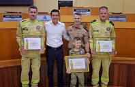 Homenagem Ferrandin, Lemmertz e Defendi