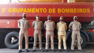 Aspirante e o comando do 5º GB