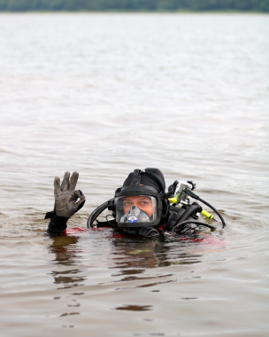 CRBM Conclui aperfeiçoamento de mergulho e busca aquática