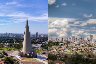 Catedral de Maringá e Vista de Ponta Grossa