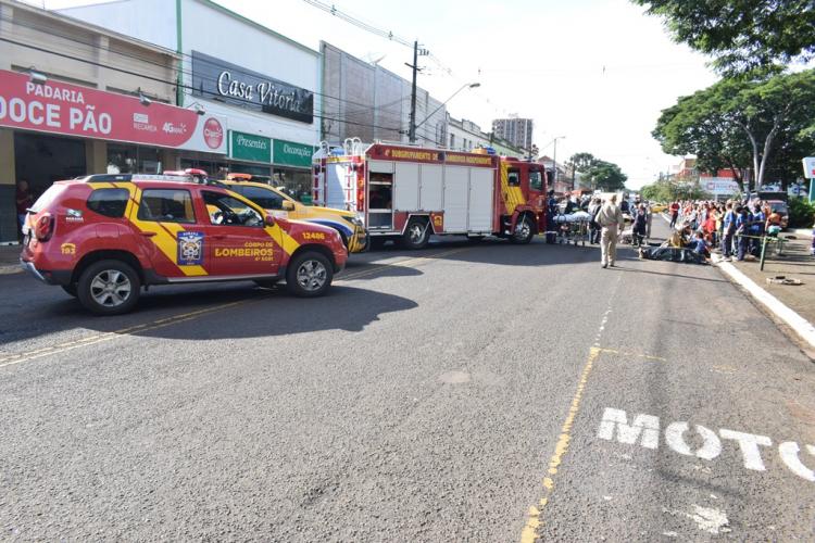 Simulado de atendimento a múltiplas vítimas encerra as atividades do Maio Amarelo.