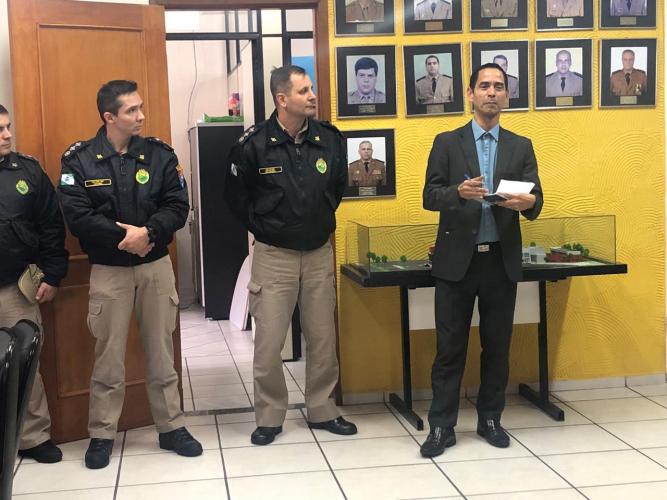 Visita do SESP no 9ºGB