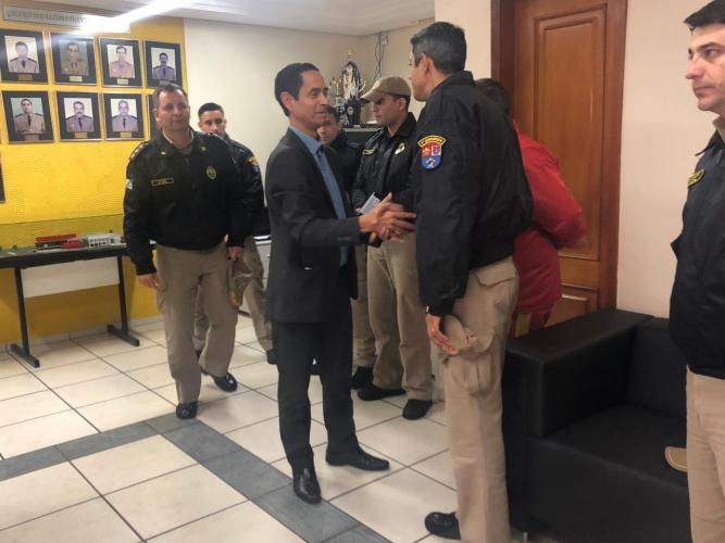 Visita do SESP no 9ºGB