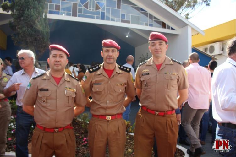 Comando do 2º CRBM acompanha Governador em Arapongas