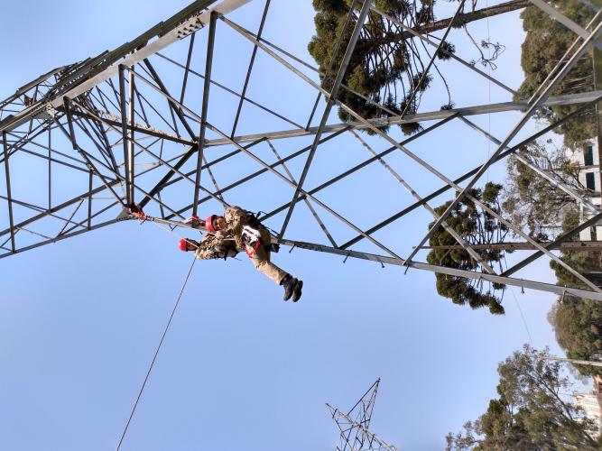 Instrução de Salvamento em Altura