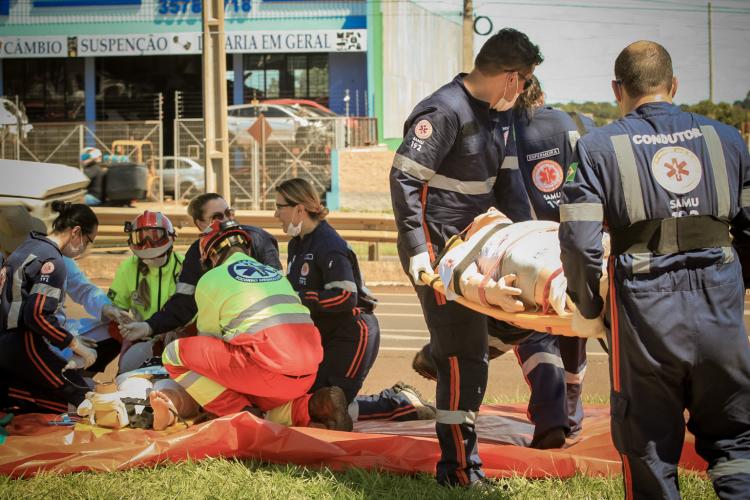 Simulado de AMUVI no Congresso do Conselho Federal de Enfermagem