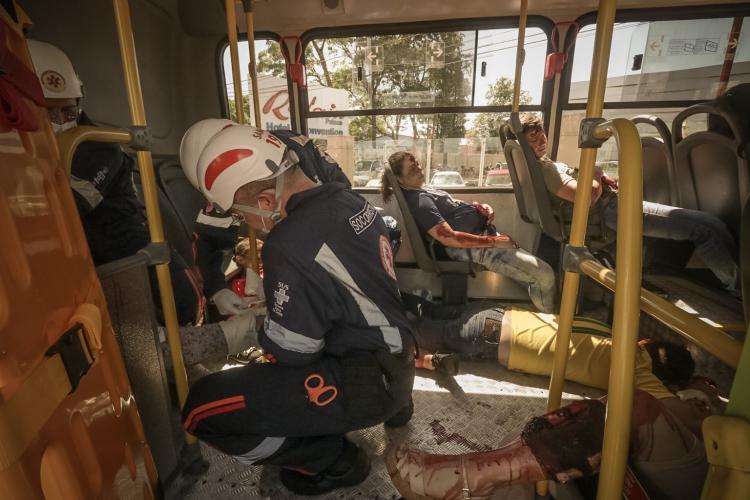 Simulado de AMUVI no Congresso do Conselho Federal de Enfermagem