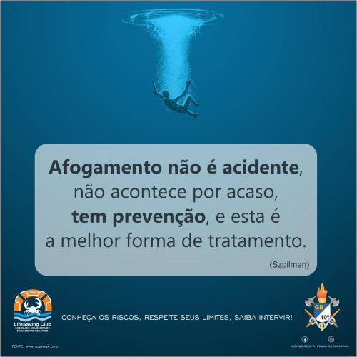 Informações afogamento