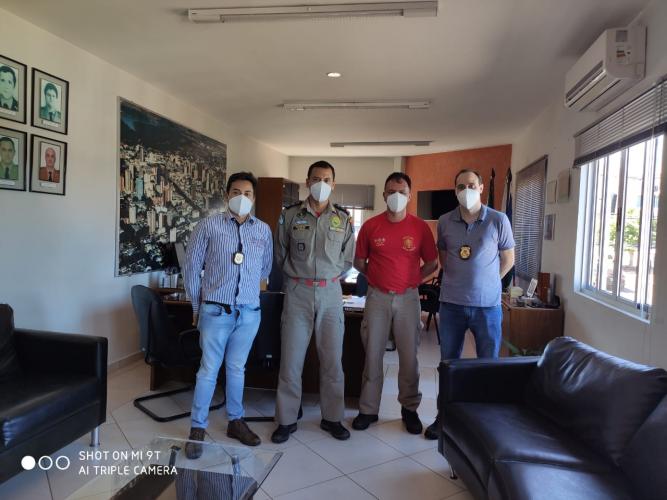 Depen realiza a entrega de máscaras