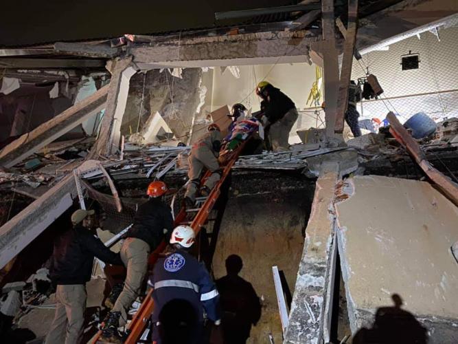 Desabamento de prédio em Colombo