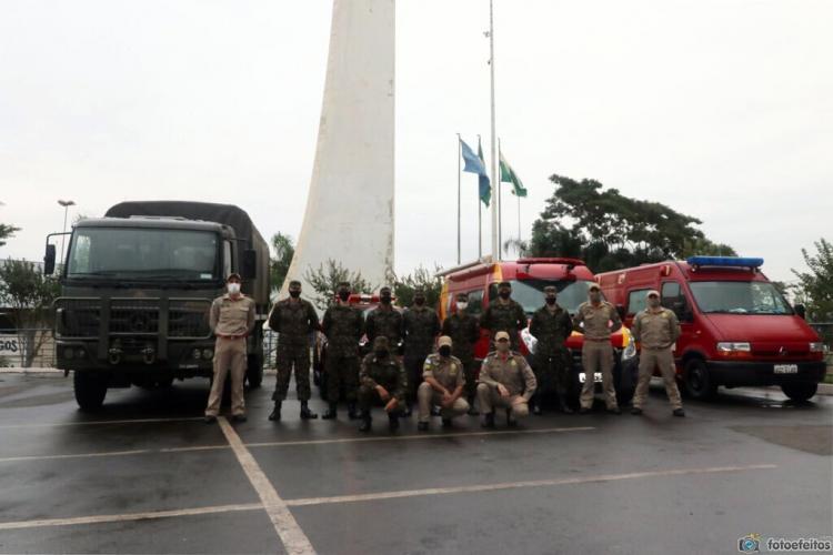 Desinfecção na aduana