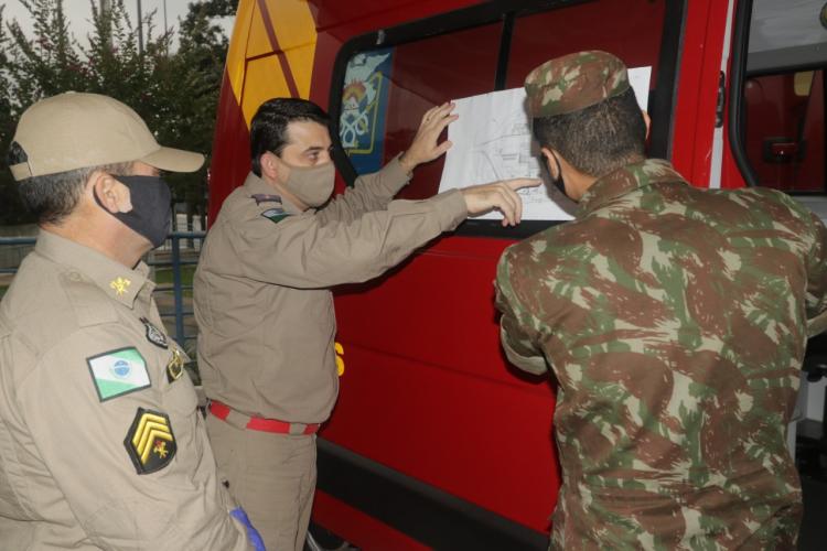 Desinfecção na aduana