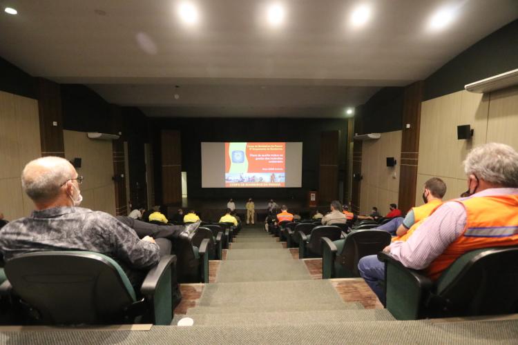 O encontro aconteceu no auditório do Parque Nacional do Iguaçu