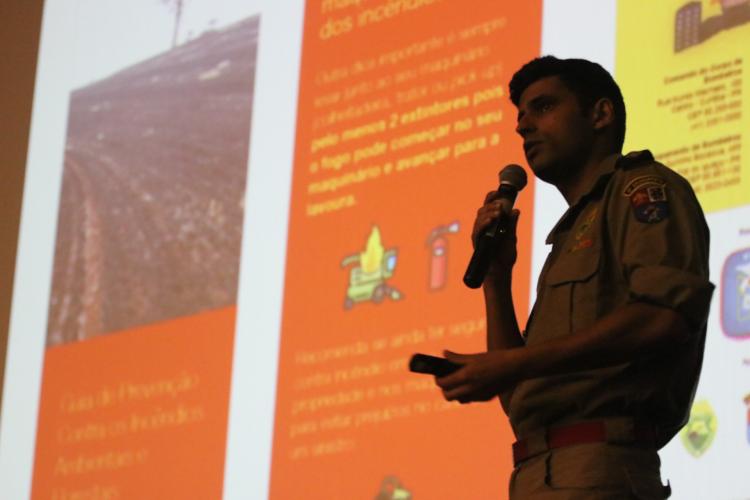 O Cap. QOBM Theodoro explanou sobre a importância do encontro