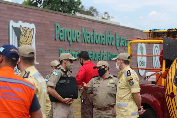 A reunião foi realizada no Parque Nacional do Iguaçu