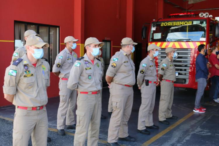 Entrega de ABTR ao Posto de Bombeiros de Campo Largo