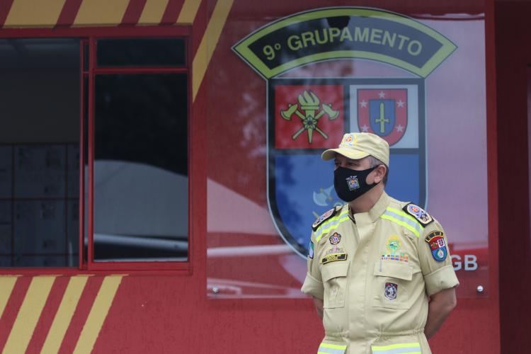 Ato em Foz marca lançamento da pedra fundamental da nova sede do 9ºGB e entrega de novas viaturas