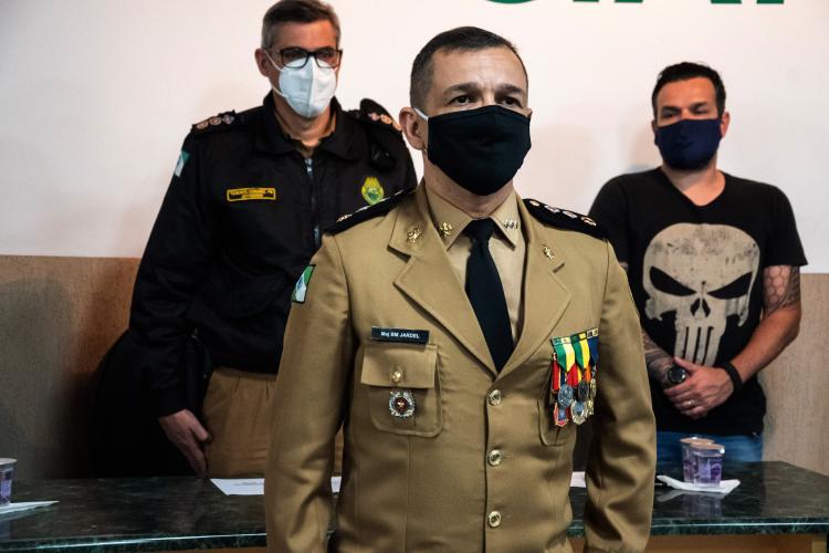 Foto solenidade de Passagem de Comando