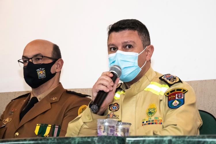 Foto solenidade de Passagem de Comando