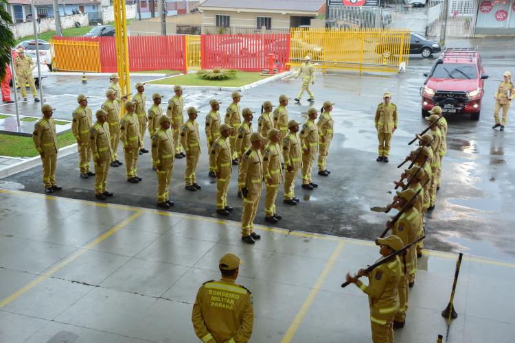 Chegada Comandante do Corpo de Bombeiros