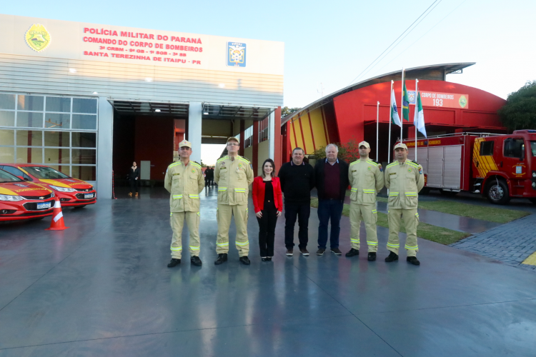 CORPO DE BOMBEIROS INAUGURA OBRAS NA REGIÃO OESTE DO PARANÁ