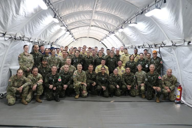 CBMPR participa de exercício internacional