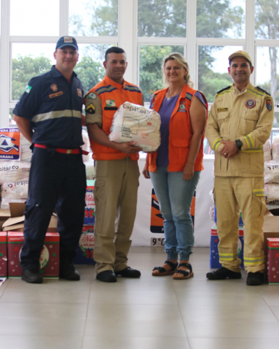 Bombeiros repassam às COMDECs doação da Defesa Civil Estadual