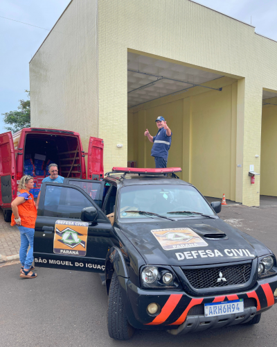 Bombeiros repassam às COMDECs doação da Defesa Civil Estadual