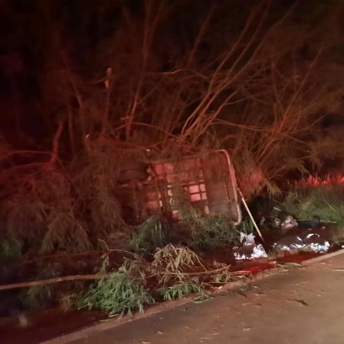 Acidente próximo à Santo Inacio