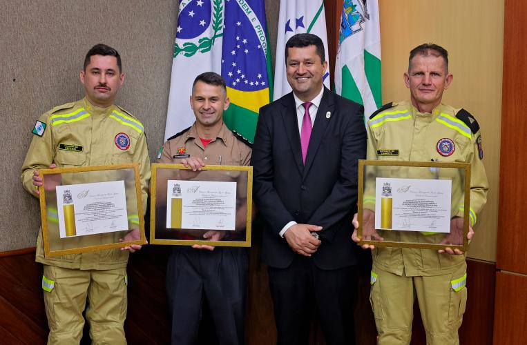 Homenagem Ferrandin, Lemmertz e Defendi