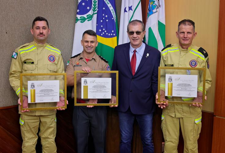 Homenagem Ferrandin, Lemmertz e Defendi