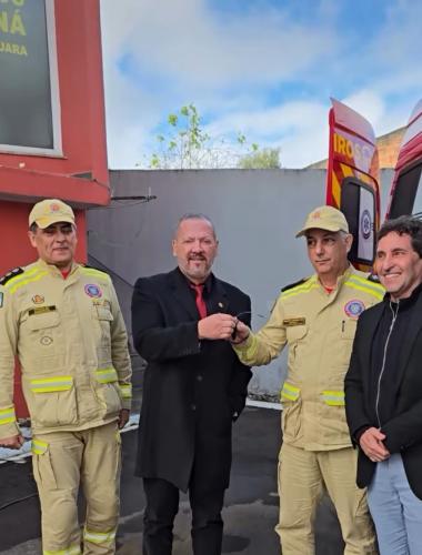 Corpo de Bombeiros Militar do Paraná recebeu importantes reforços para suas operações em Pinhais e Piraquara.