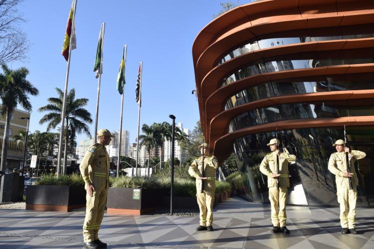 Recepção do Comandante Geral do CBMPR