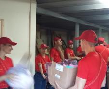 Alunos do CFSd do 6º Grupamento de Bombeiros arrecadam mais 4 mil peças de roupas
