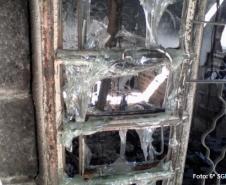 Danos causados pelo incêndio
