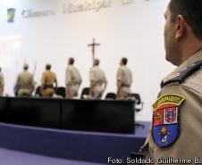 15-07-2016 Formatura do Curso de Aperfeiçoamento de Sargento (CAS) do Corpo de Bombeiros do Estado do Paraná, a solenidade foi feita na Câmara dos Vereadores de Pinhais na RMC.