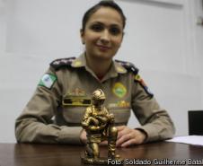 15-07-2016 Formatura do Curso de Aperfeiçoamento de Sargento (CAS) do Corpo de Bombeiros do Estado do Paraná, a solenidade foi feita na Câmara dos Vereadores de Pinhais na RMC. Na foto Capitão Geovana Angeli Messias.