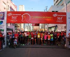 Curitiba, 12 de Novembro de 2016.  1° Corrida do Fogo, do Corpo de Bombeiros do Paraná.