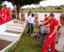 Militares participam de curso para tripulantes
