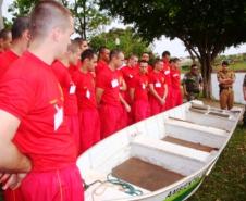 Militares participam de curso para tripulantes
