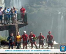 Limpeza do Rio Iguaçu em comemoração ao dia internacional da água