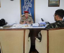 Visita do Comandante da Artilharia Divisionário da 5º Divisão de Exército ao CCB