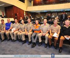 Corpo de Bombeiros realiza entrega de Certificado de Vistoria a Assembleia Legislativa do Paraná