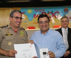 Hemepar homenageia instituições parceiras da doação de sangue