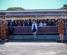 Curitiba, 11 de abril de 2018. Passagem de Comando da PMPRCoronel Audilene Rosa de Paula Dias Rocha assume o Comando Da PMPR