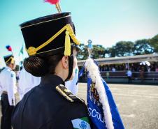 Curitiba, 11 de abril de 2018. Passagem de Comando da PMPRCoronel Audilene Rosa de Paula Dias Rocha assume o Comando Da PMPR