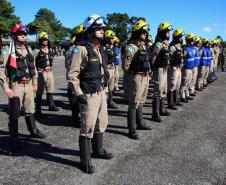 Curitiba, 11 de abril de 2018. Passagem de Comando da PMPRCoronel Audilene Rosa de Paula Dias Rocha assume o Comando Da PMPR