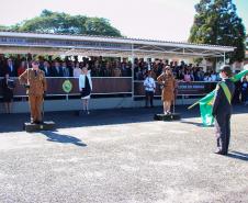 Curitiba, 11 de abril de 2018. Passagem de Comando da PMPRCoronel Audilene Rosa de Paula Dias Rocha assume o Comando Da PMPR