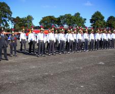 Curitiba, 11 de abril de 2018. Passagem de Comando da PMPRCoronel Audilene Rosa de Paula Dias Rocha assume o Comando Da PMPR